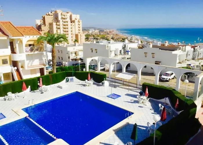 Apartment With Pool, Sea Views & Balcony Less Than 10Min Walk To La Mata Beach!