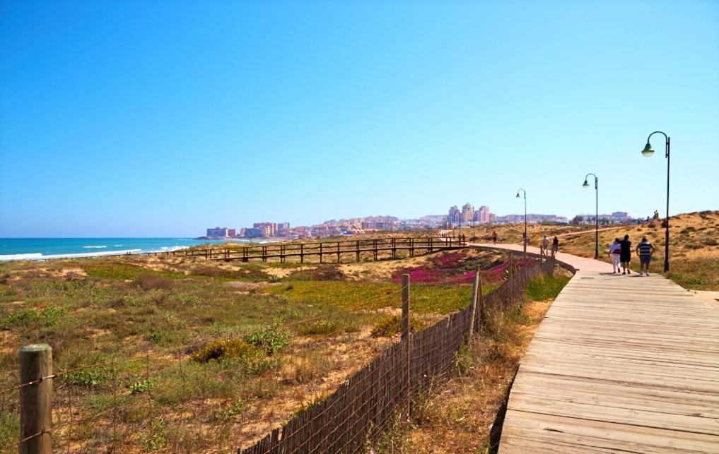 With Pool, Sea Views & Balcony Less Than 10min Walk To La Mata Beach!